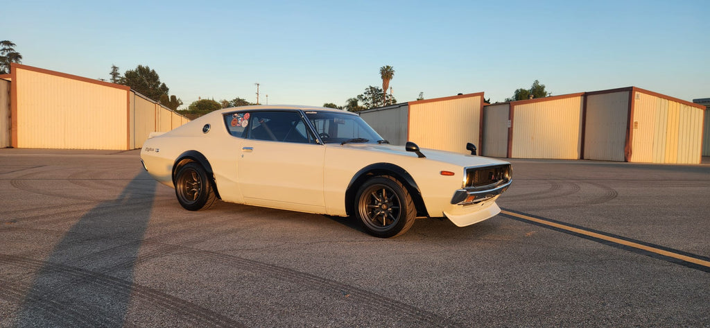 Ken Meri Skyline C110 side profile at golden hour