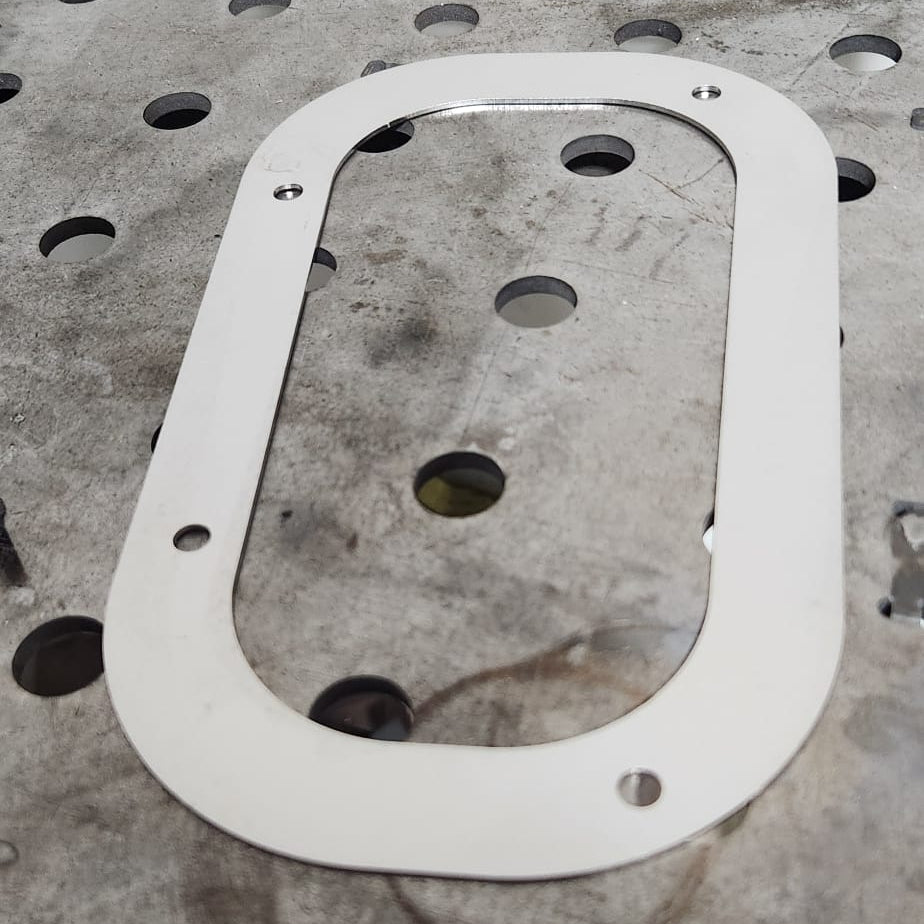 S30Z stainless shift boot ring close-up detail