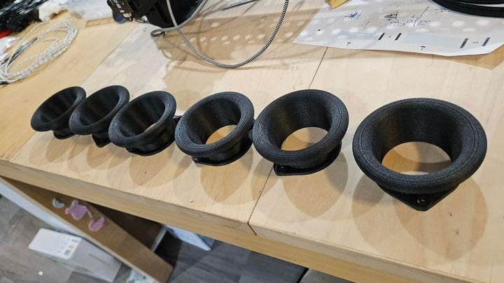 L-Series Engine 3D Printed Velocity Stacks (Shorties)