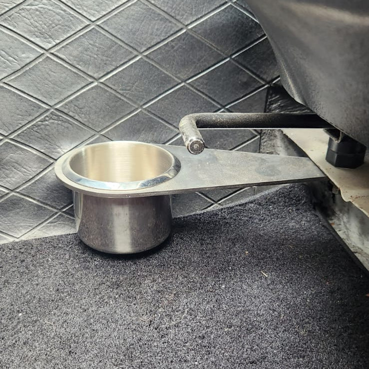 S30 Cupholder Seat Mount (240Z) - Stainless Steel