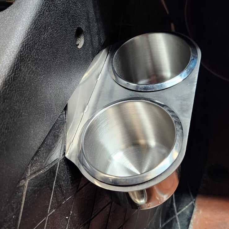 240Z Dual Cupholder - CAD Designed Stainless Steel