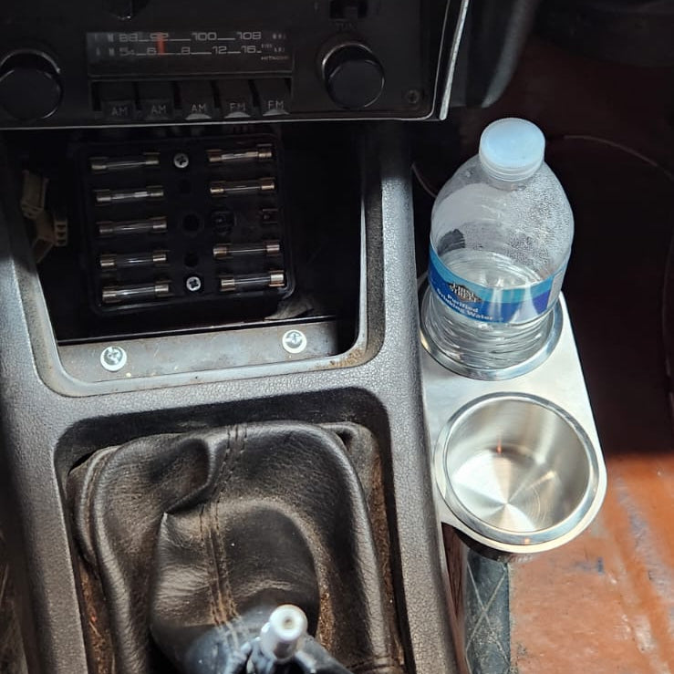 240Z Dual Cupholder - CAD Designed Stainless Steel