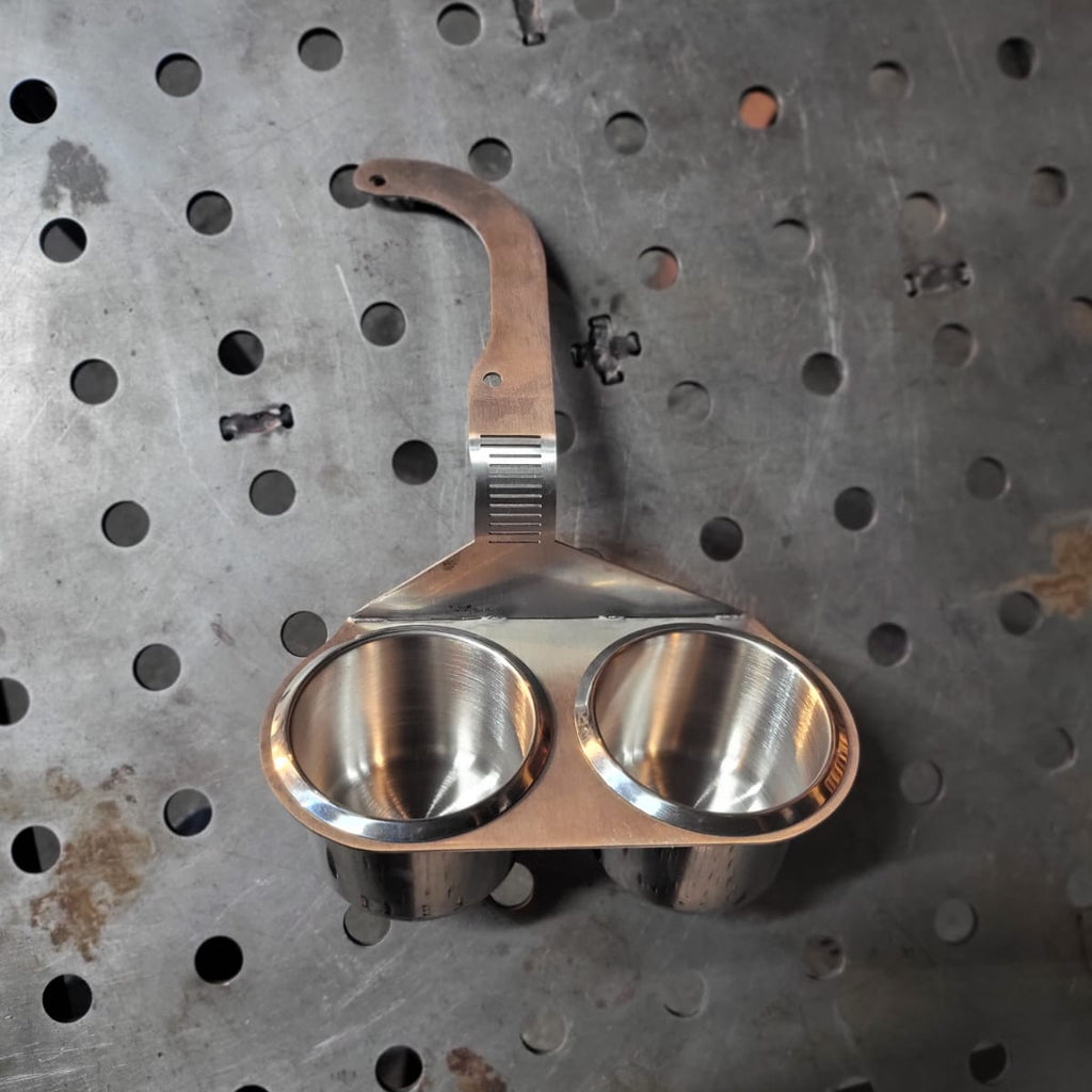 240Z Dual Cupholder - CAD Designed Stainless Steel