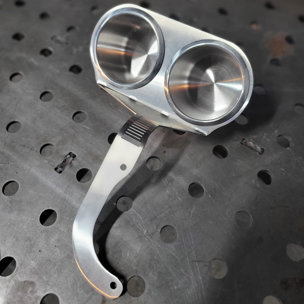 240Z Dual Cupholder - CAD Designed Stainless Steel