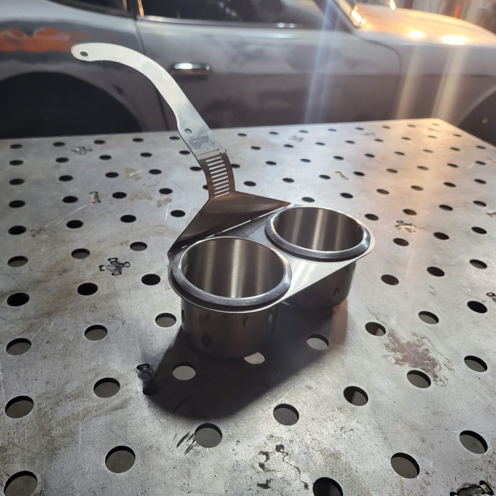240Z Dual Cupholder - CAD Designed Stainless Steel