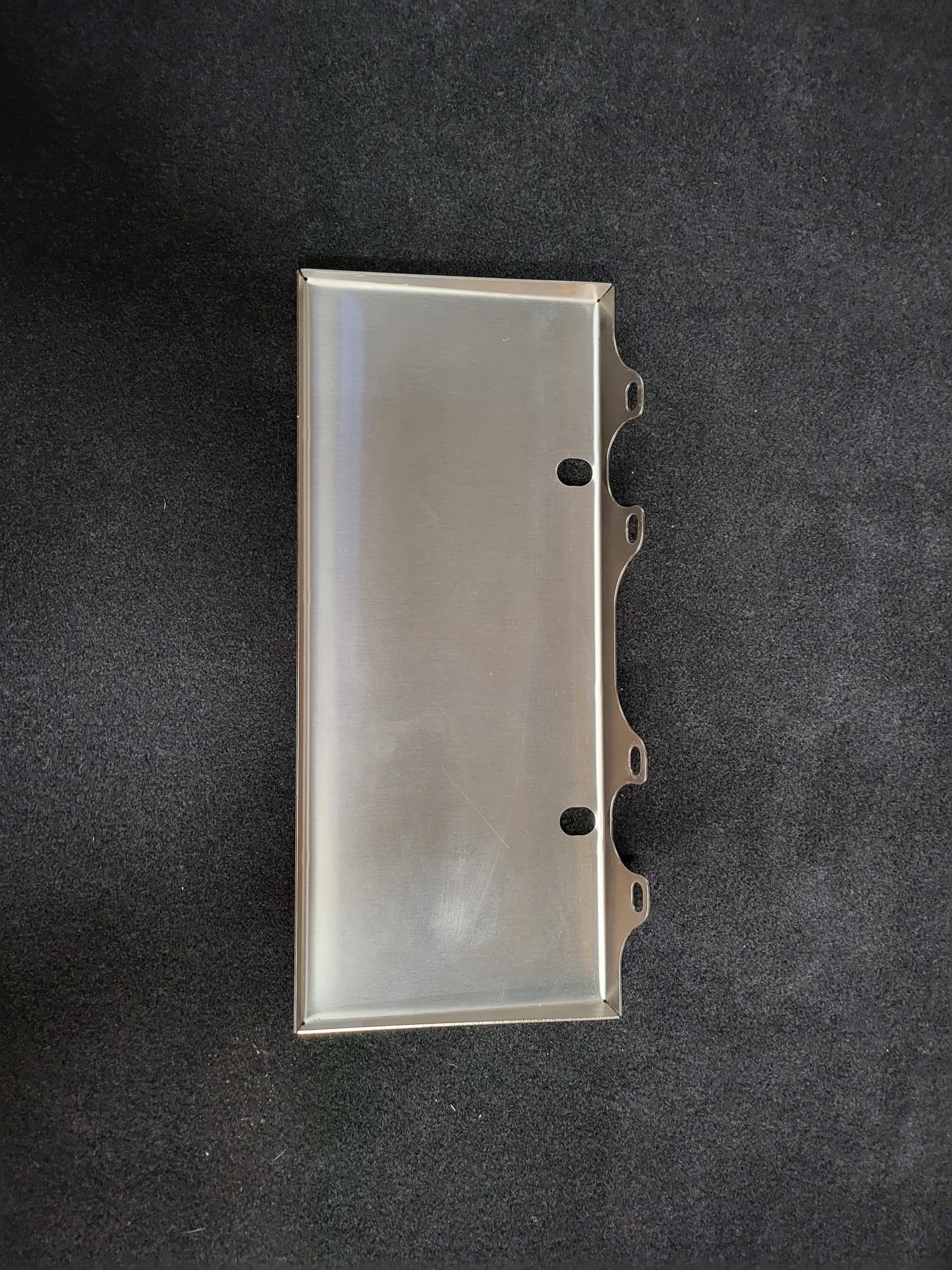 ZSM heat shield with triple carbs front view