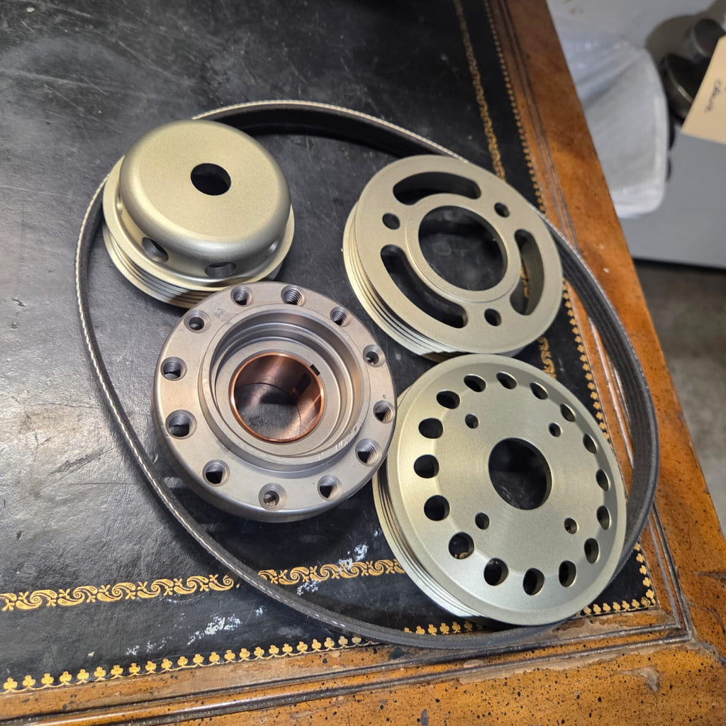 L6 ASW Serpentine Pulley Kit with ATI Damper Hub — Japan Import