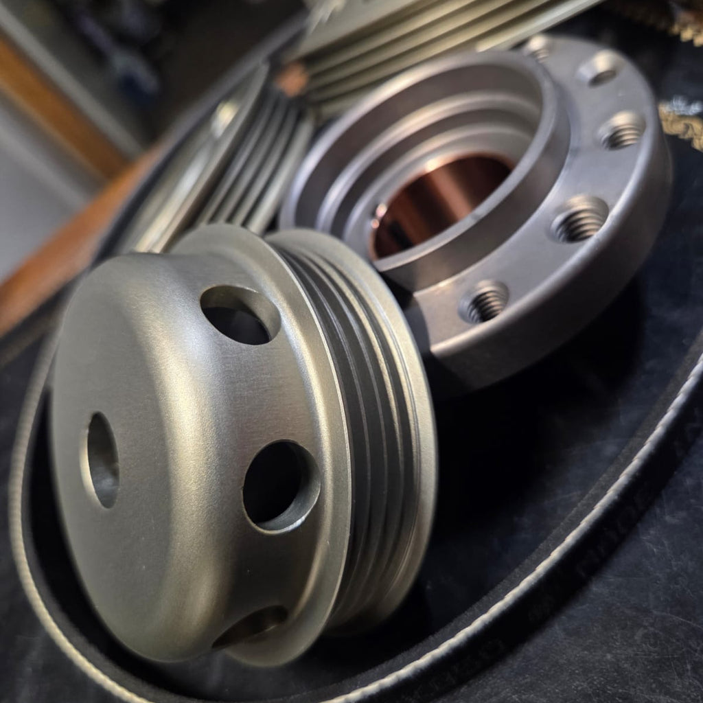 L6 ASW Serpentine Pulley Kit with ATI Damper Hub — Japan Import