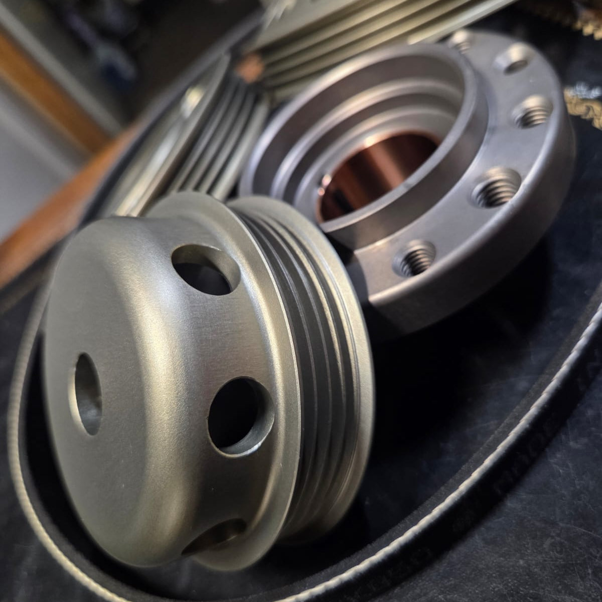 L6 ASW Serpentine Pulley Kit with ATI Damper Hub — Japan Import
