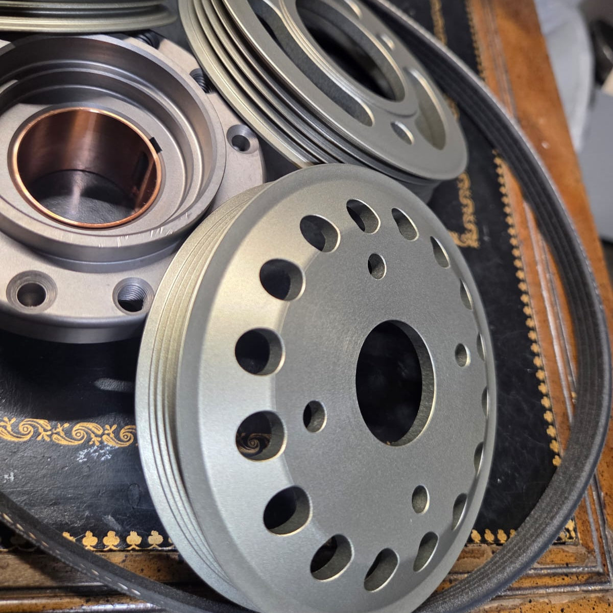 L6 ASW Serpentine Pulley Kit with ATI Damper Hub — Japan Import