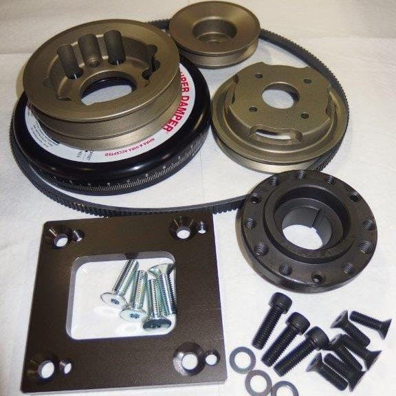 L6 ASW Serpentine Pulley Kit with ATI Damper Hub — Japan Import