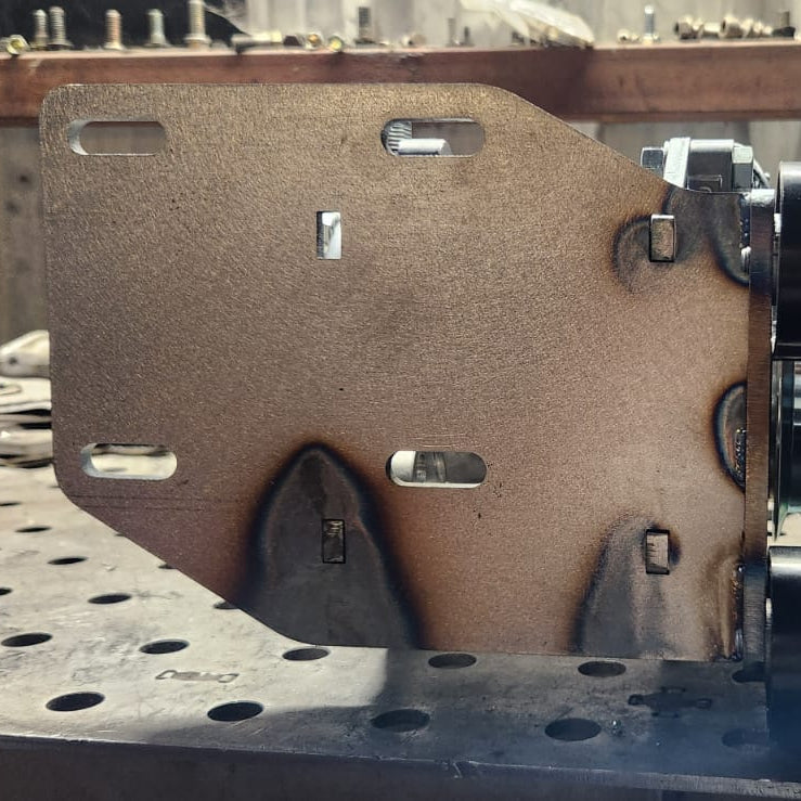 L6 Series Engine A/C Compressor Bracket - Single Belt Version