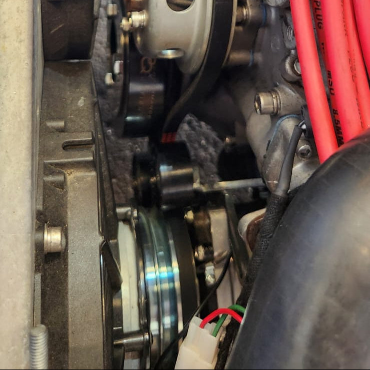 L6 Series Engine A/C Compressor Bracket - Single Belt Version