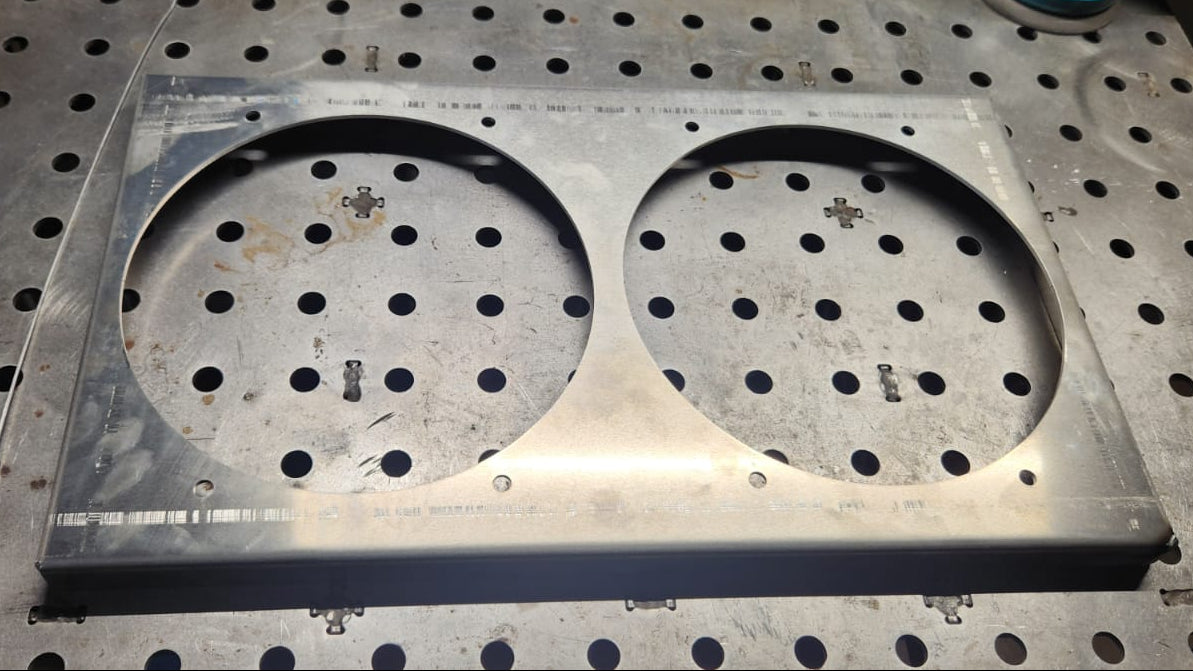 AE86 Dual Fan Shroud Spal 12"