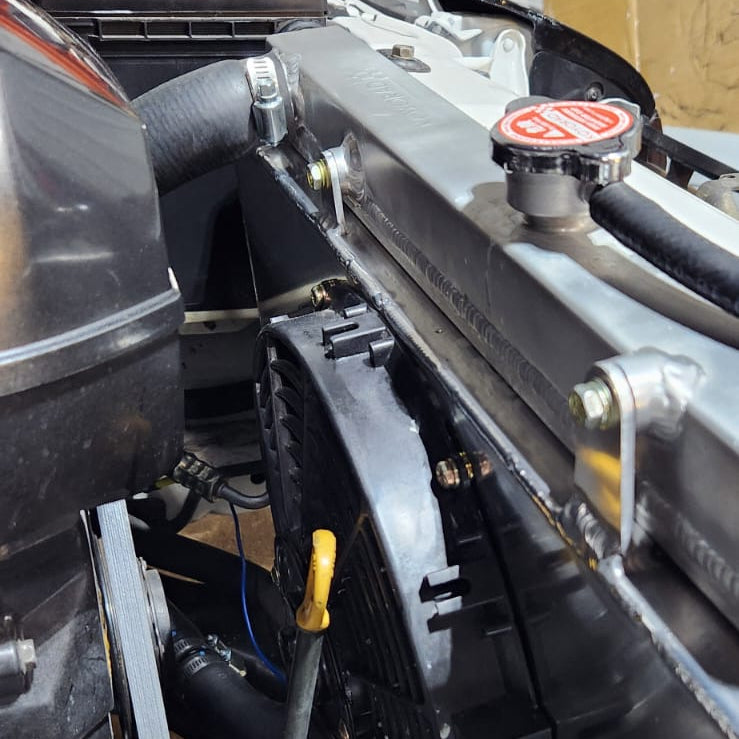 AE86 Single Fan Shroud Spal 12"