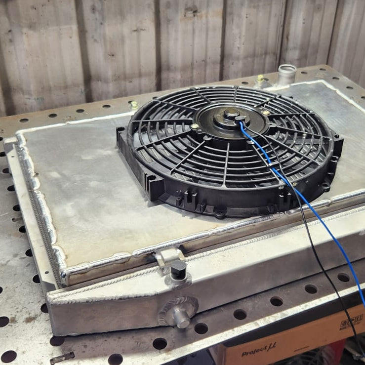 AE86 Single Fan Shroud Spal 12"