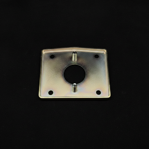 S30Z 432R Replica Brake Booster Delete Plate on black felt background