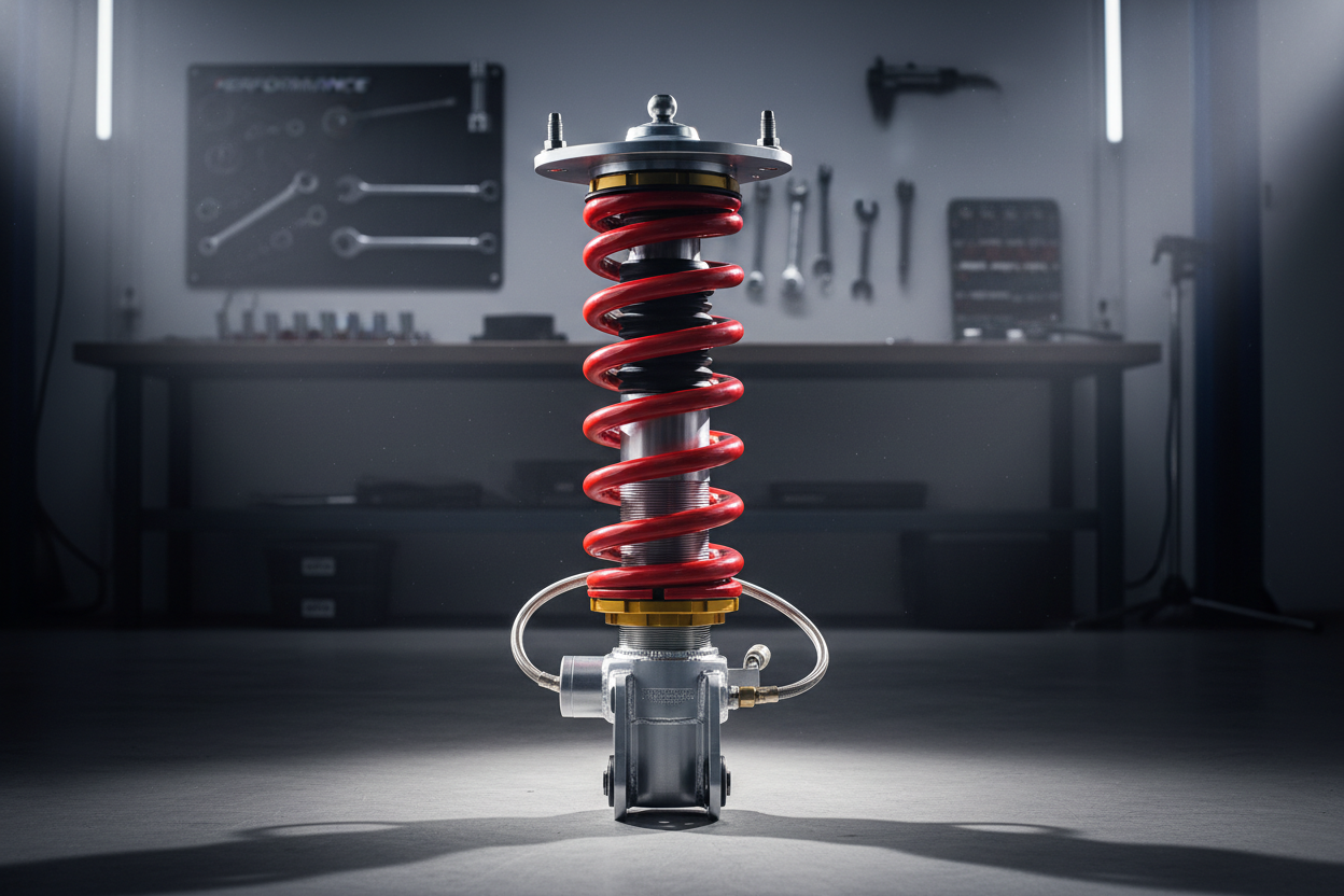 Coilover suspension spring