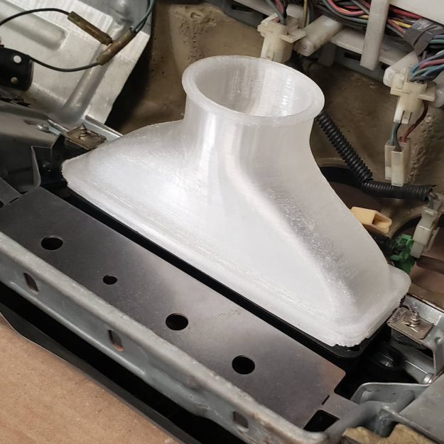A/C Vent Adapter - 260Z/280Z OEM Dash to Vintage Air Ducting