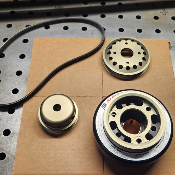 L6 ASW Serpentine Pulley Kit with ATI Damper Hub — Japan Import