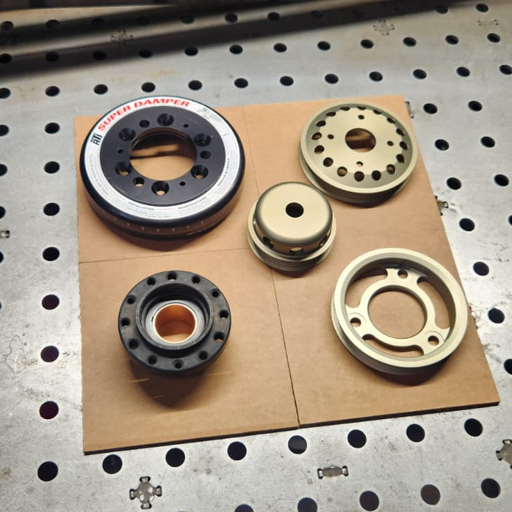 L6 ASW Serpentine Pulley Kit with ATI Damper Hub — Japan Import