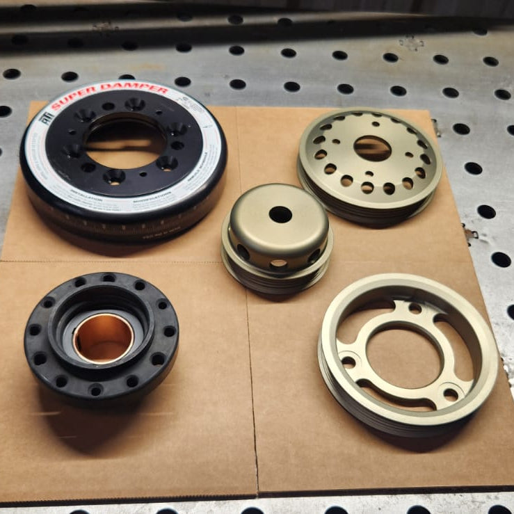 L6 ASW Serpentine Pulley Kit with ATI Damper Hub — Japan Import