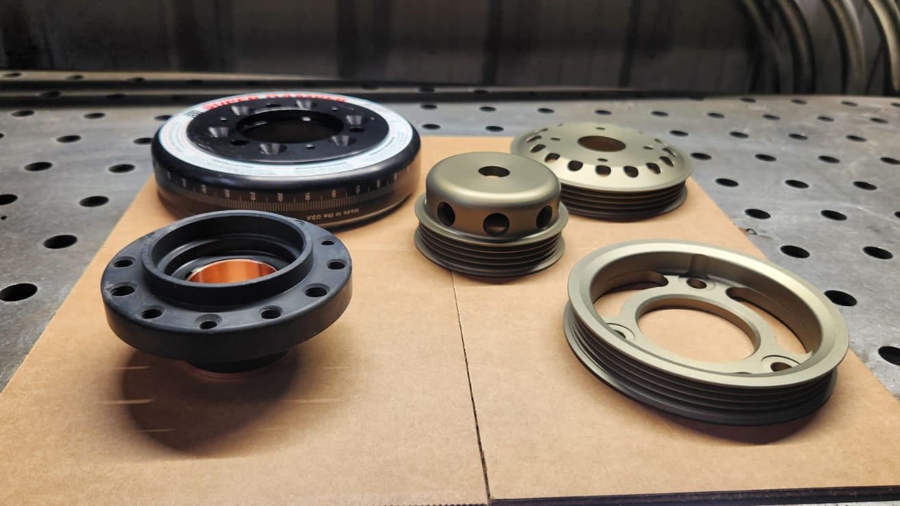 L6 ASW Serpentine Pulley Kit with ATI Damper Hub — Japan Import